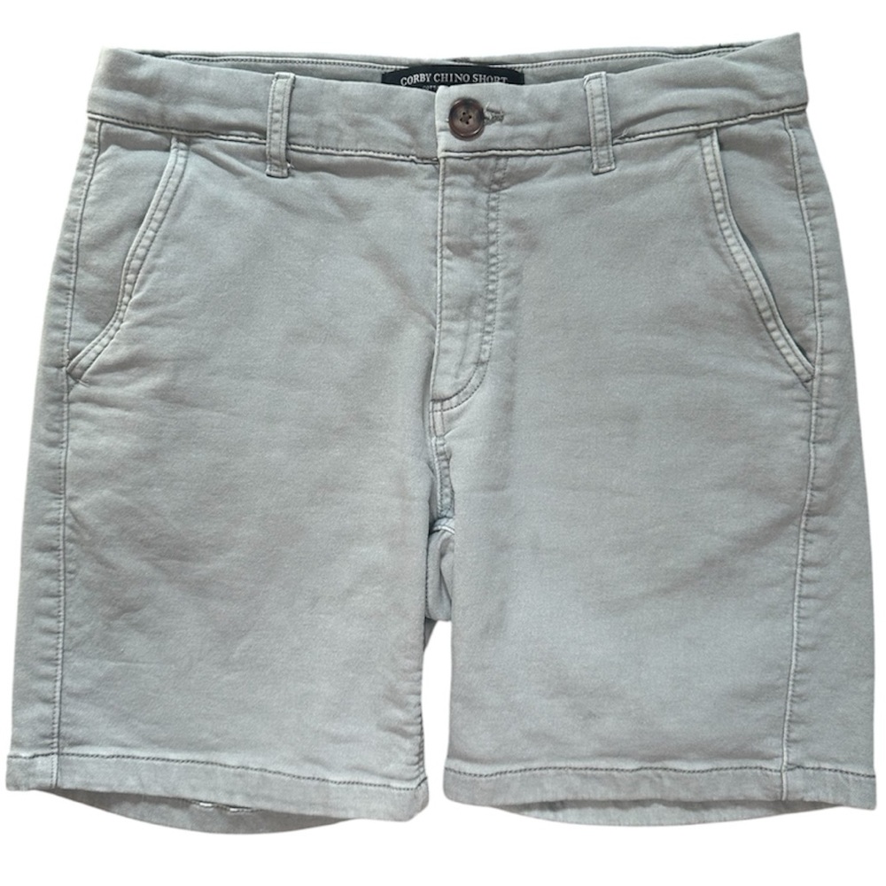 Cotton On Men's Gray Corby Chino Shorts Casual Contemporary Summer Size M